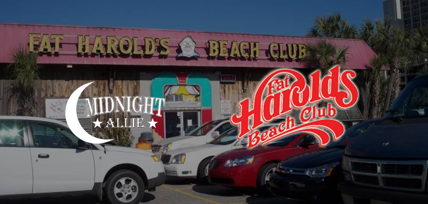 Events Fat Harold’s Beach Club NMB Midnight Allie